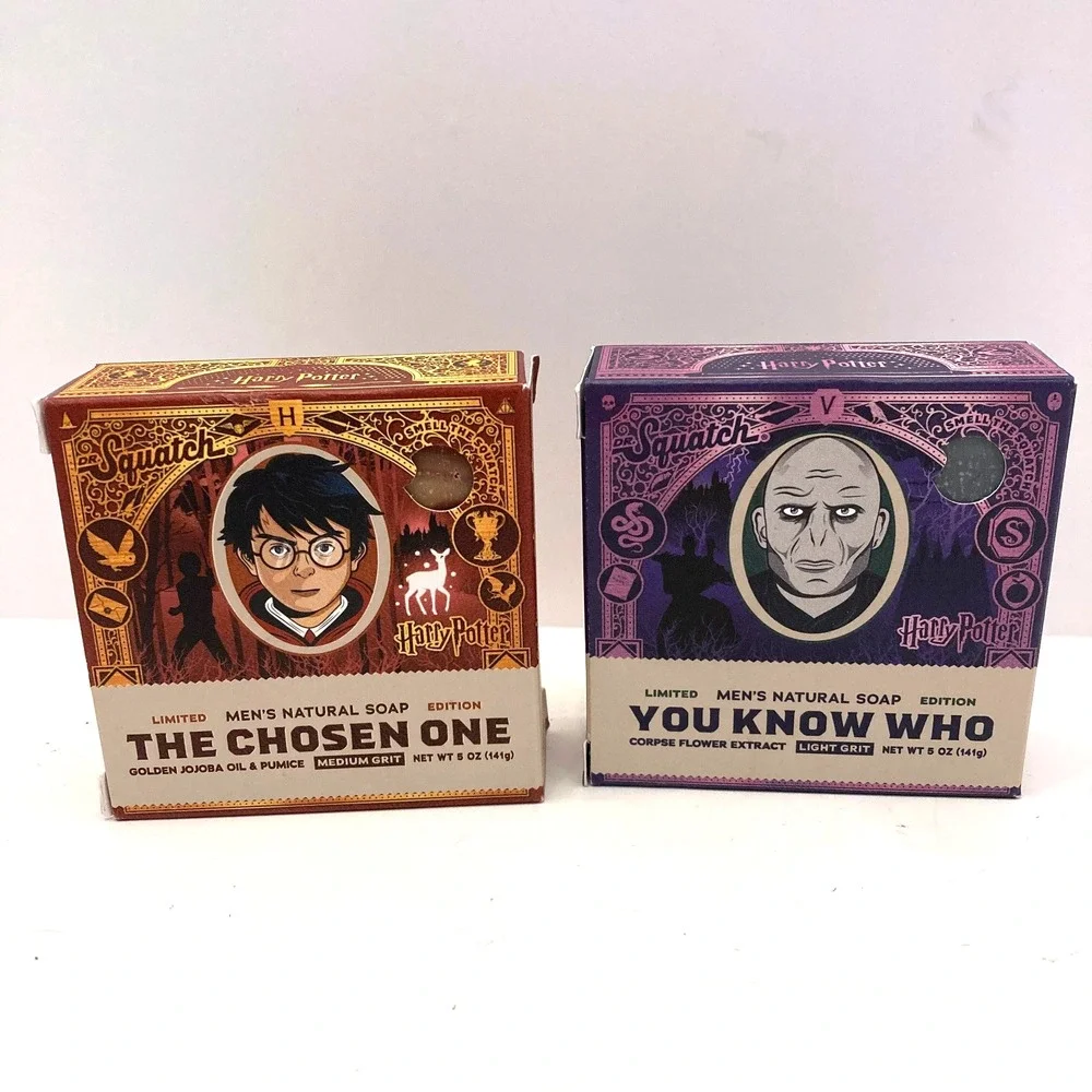 Dr Squatch Harry Potter The Chosen One & Voldemort You Know Who Natural Soap Set